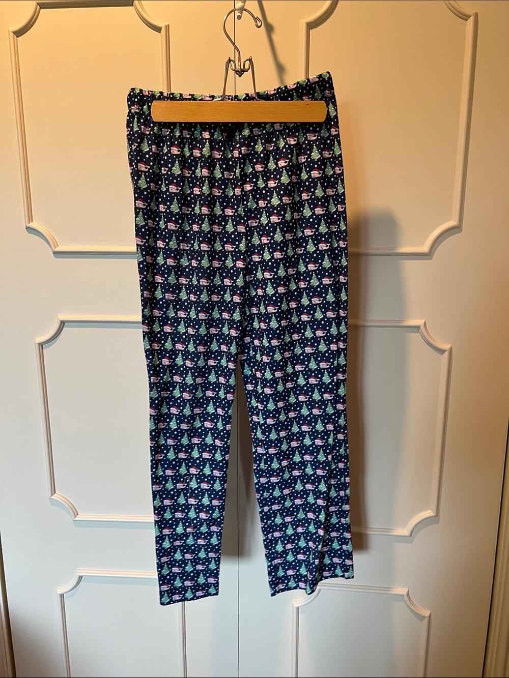 Vineyard Vines Navy Holiday Tree & Ornament Print Lounge Pants